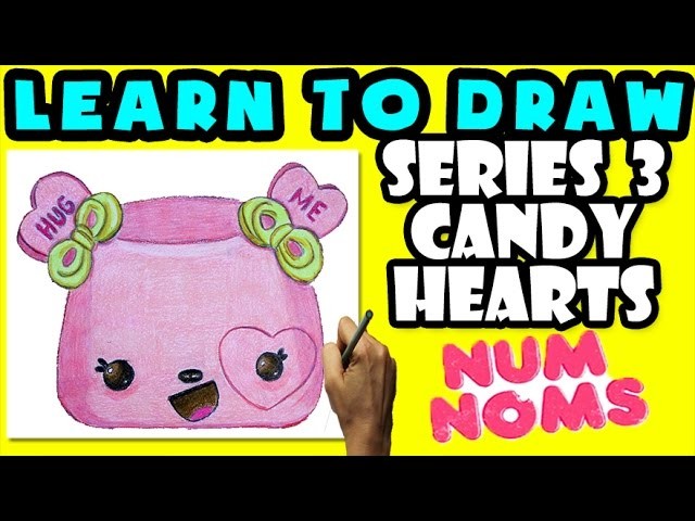 640x480 to draw num noms series candy hearts learn how to draw - Num Noms Drawing