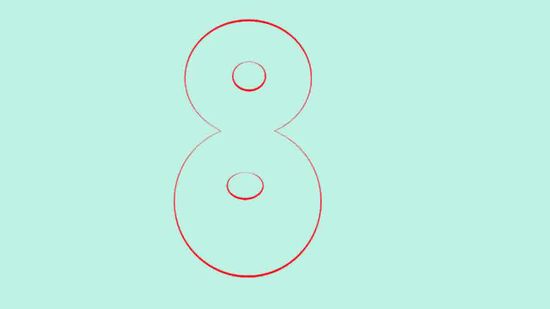 550x309 how to draw bubble numbers steps - Number 1 Drawing