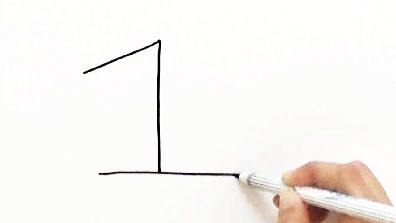 Number 1 Drawing at PaintingValley.com | Explore collection of Number 1