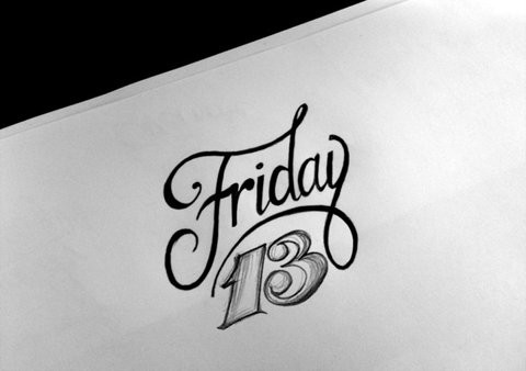 480x338 let's talk about the mystical number - Number 13 Drawing