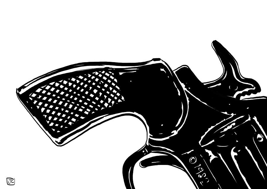 900x636 Gun Number Drawing - Number 2 Drawing