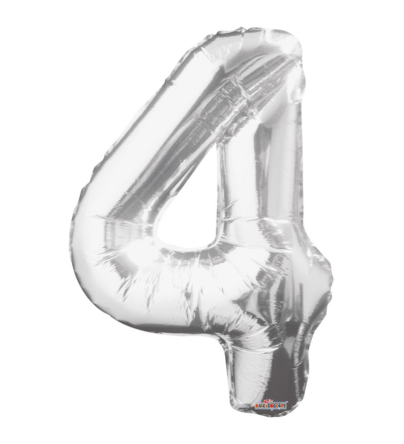 800x880 Number Balloon - Number 4 Drawing