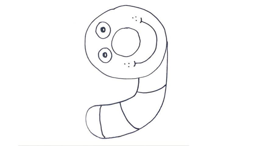 854x480 How To Draw The Number - Number 9 Drawing