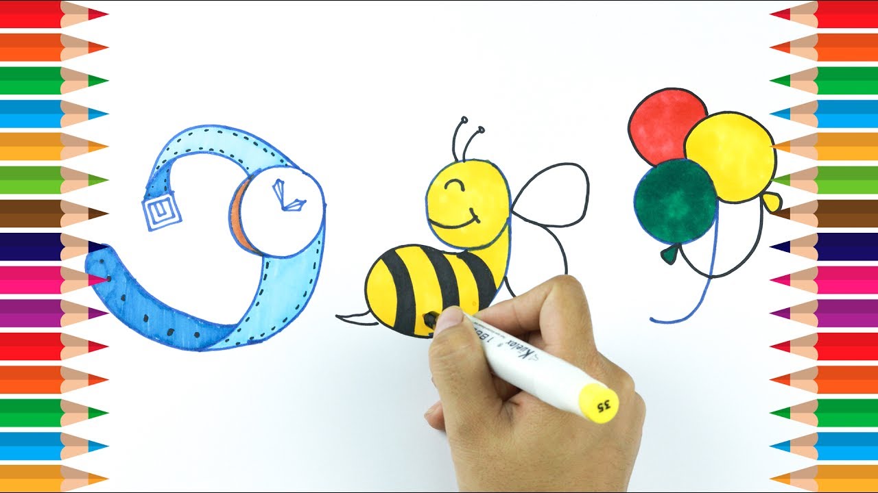 1280x720 how to draw using numbers draw using number learn drawing - Number 9 Drawing