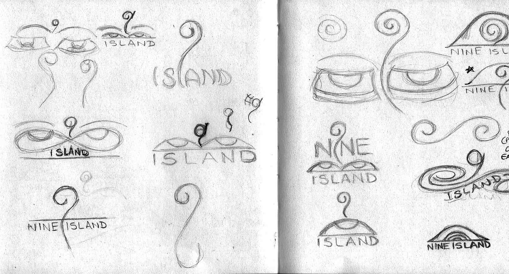 1641x885 The Drawing Board Number Island Logo - Number 9 Drawing