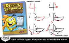 236x148 drawing animals with numbers - Number Animals Drawing