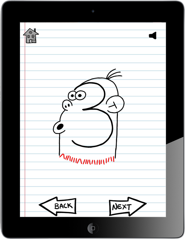 620x800 drawing animals with numbers - Number Animals Drawing