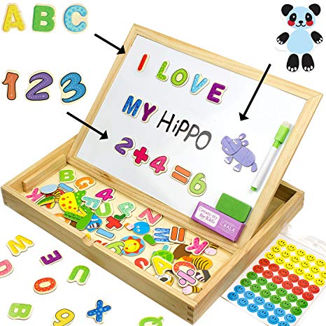 466x466 jqp educational toy xl wood magnetic letters numbers - Number Animals Drawing