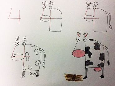 370x277 Drawing Animals Using Numbers - Number Drawing