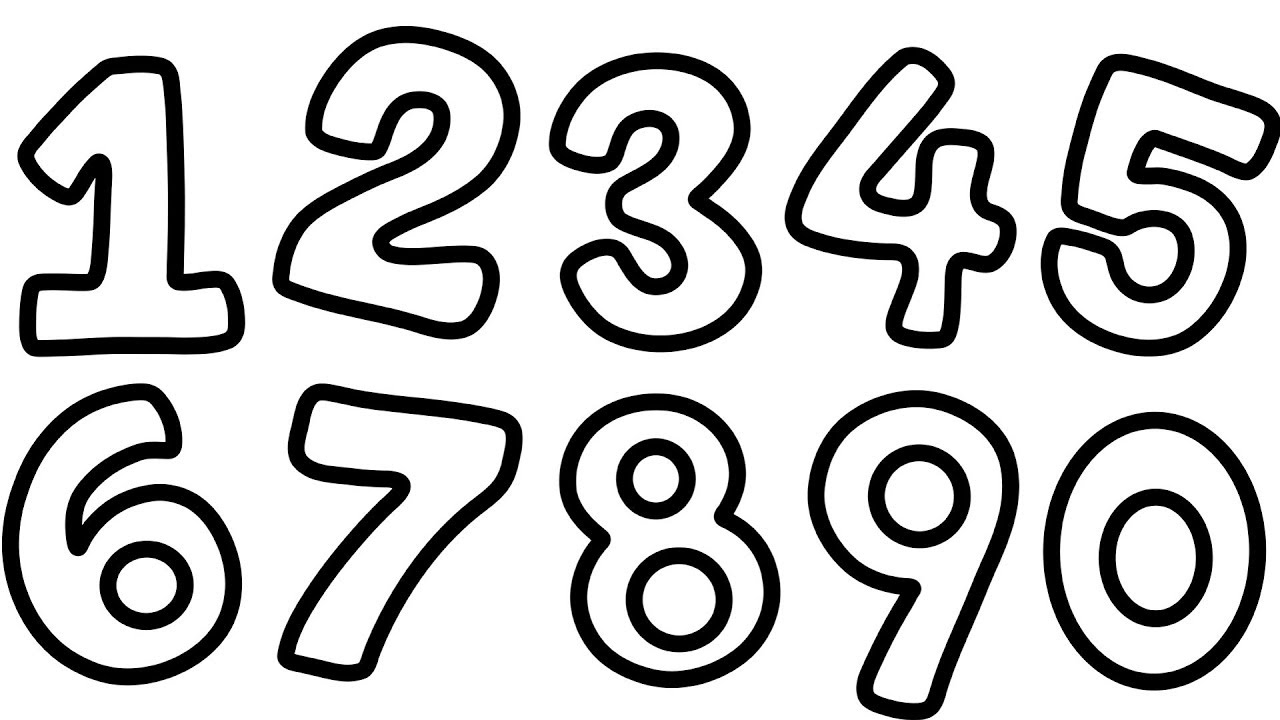 Number Drawing For Kids at PaintingValley.com | Explore collection of ...