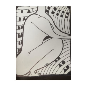 300x300 Her Complexity Number Three Drawing - Number Three Drawing