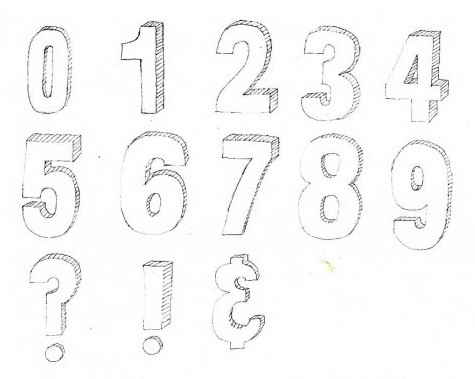 475x379 gips drawing sketch graffiti alphabet and numbers - Numbers For Drawing
