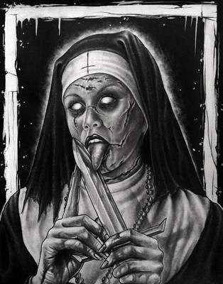 314x400 Nun - Nun Drawing