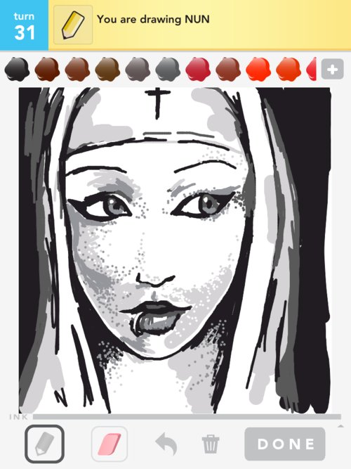 500x667 Nun Drawings - Nun Drawing
