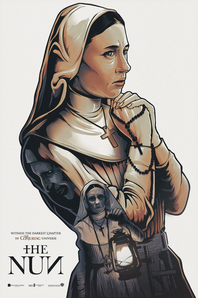 640x961 Create Artwork Inspired - Nun Drawing