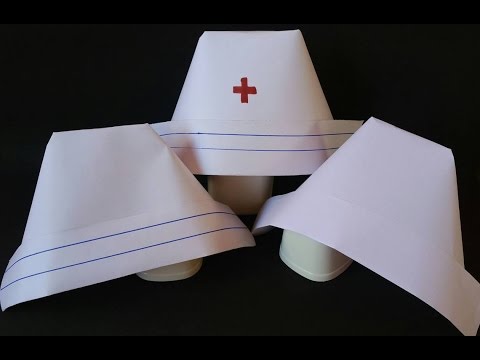480x360 make a nurse's cap in easy steps - Nurse Cap Drawing