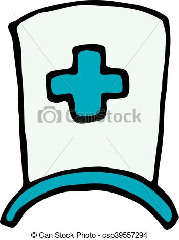 350x470 nurse cap icon isolated on white background in style hand draw - Nurse Cap Drawing