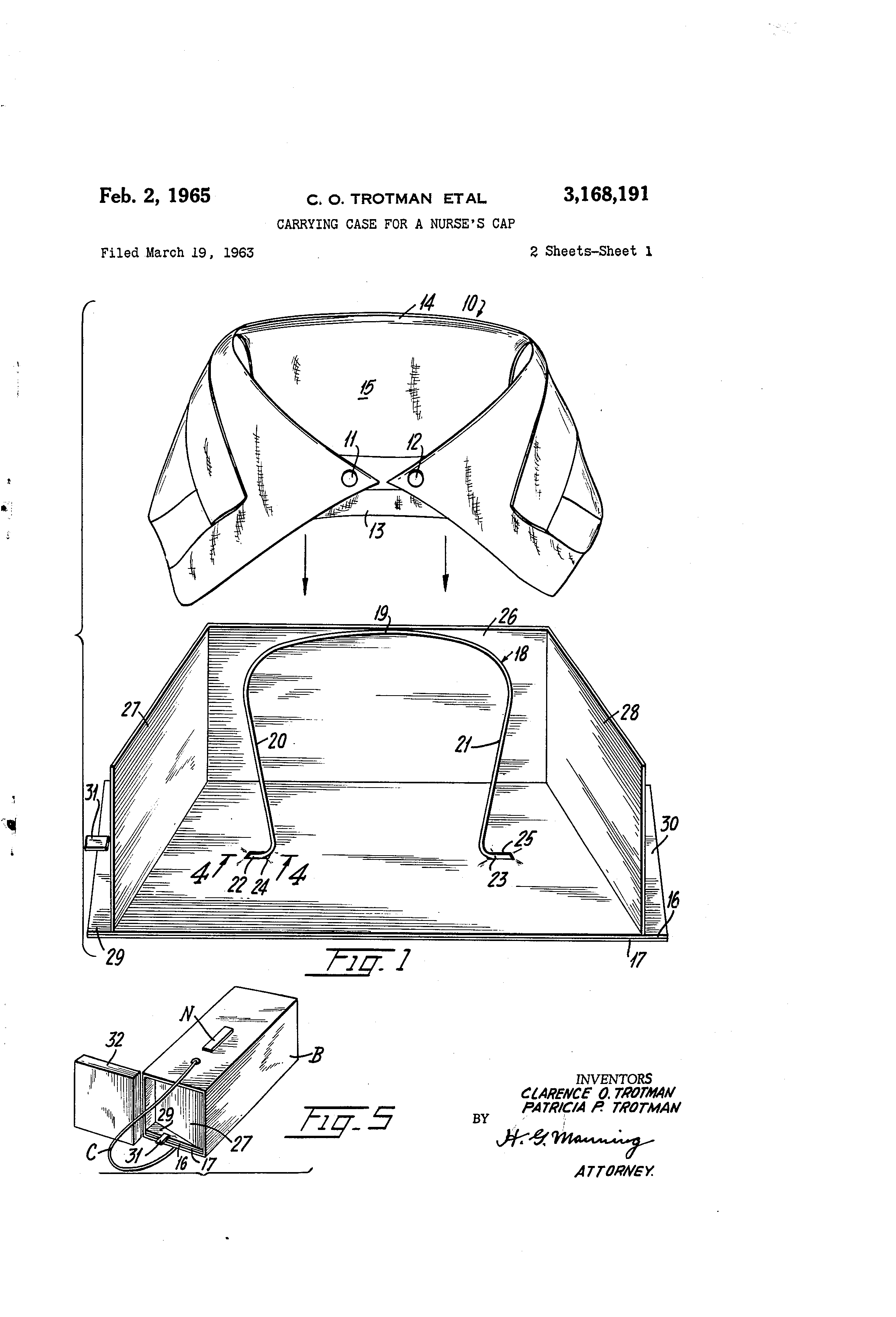 2320x3408 Patent - Nurse Cap Drawing