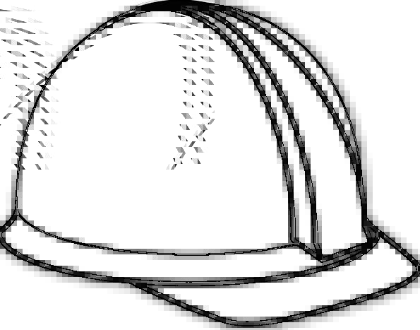 595x467 how to draw a nurse hat hard hat drawing - Nurse Hat Drawing
