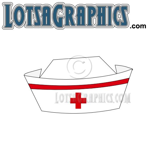 500x500 Images Of Clip Art Nurse Cap Template - Nurse Hat Drawing