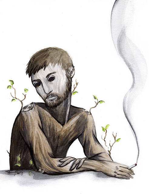 492x640 nature vs nurture this kind of tree has no roots to keep - Nurture Drawing