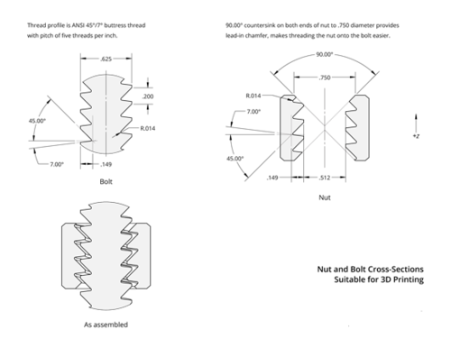 Nut And Bolt Drawing at PaintingValley.com | Explore collection of Nut