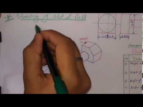 480x360 nut and bolt drawing, online education - Nut And Bolt Drawing
