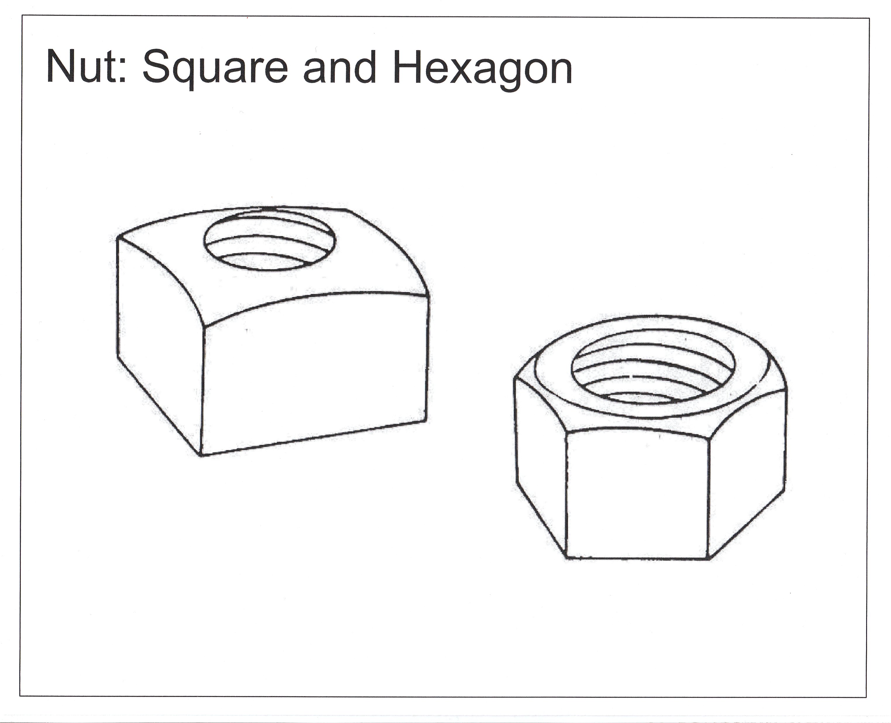 Nut Drawing ~ Help Drawing A Cap Screw | Digimoncardo