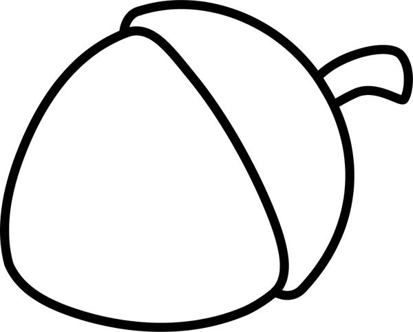 600x482 Nut Line Art Free Vector In Open Office Drawing - Nut Drawing