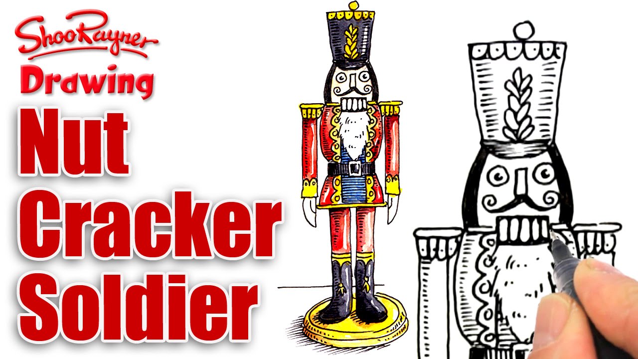 1280x720 How To Draw A Nutcracker Soldier - Nutcracker Drawing