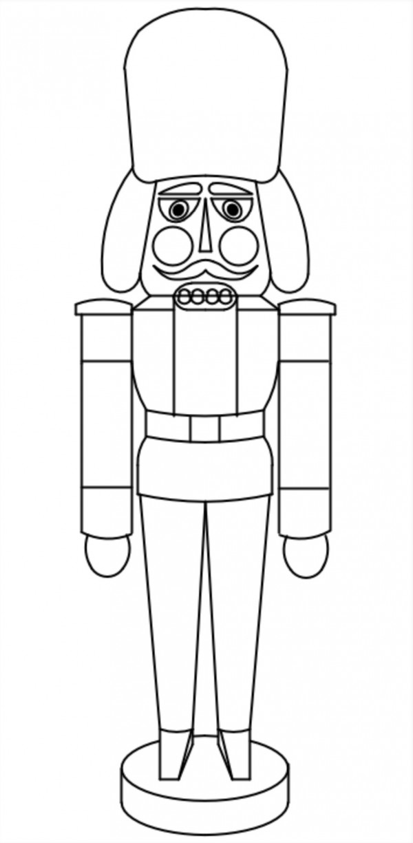 600x1224 Nutcracker Drawing Free Download - Nutcracker Drawing