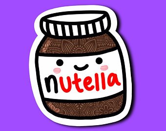 340x270 Nutella Drawing Etsy - Nutella Drawing