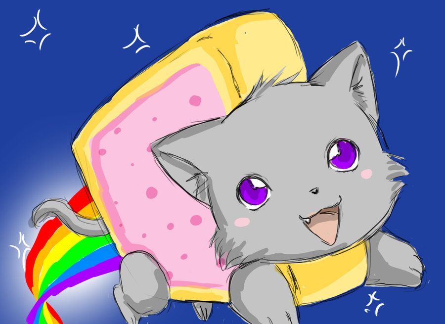 900x655 Nyan Cat - Nyan Cat Drawing