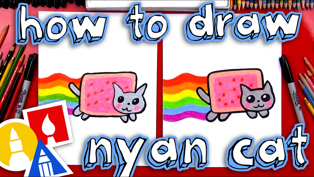 1280x720 How To Draw The Nyan Cat - Nyan Cat Drawing