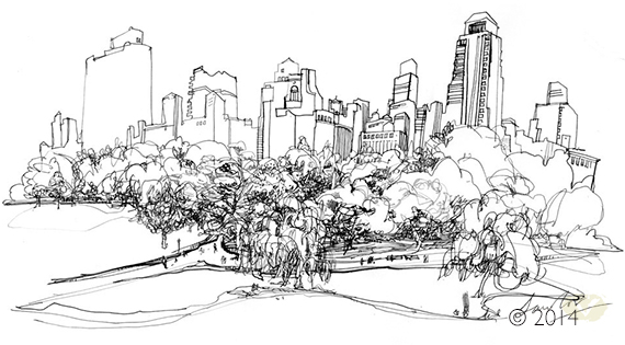 570x315 Nyc Skyline - Nyc Skyline Line Drawing