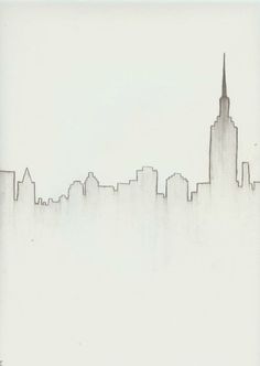 236x332 New York City Skyline Simple Drawing Kids In Drawings - Nyc Skyline Line Drawing