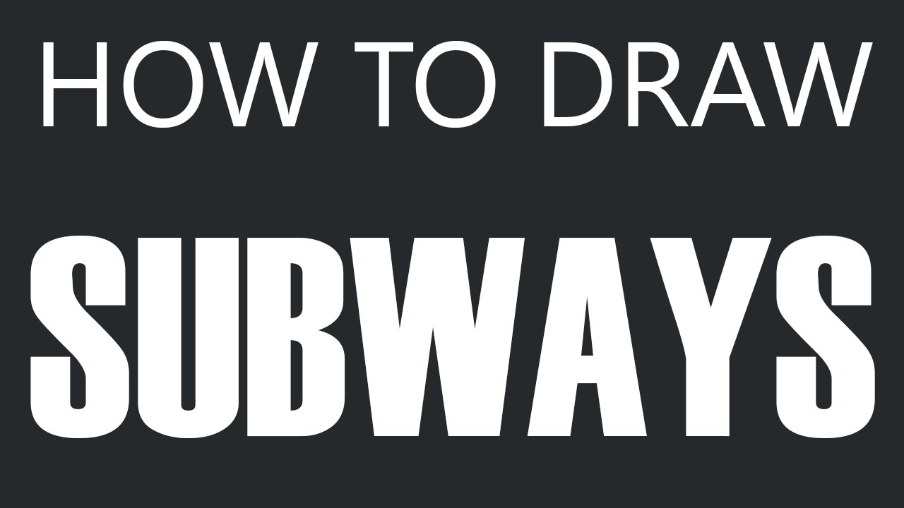 1280x720 how to draw a subway - Nyc Subway Drawing