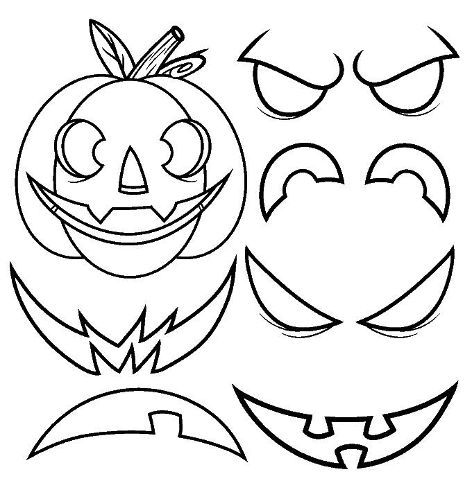 680x694 how to draw a jack o' lantern easy drawing guides - O Drawing