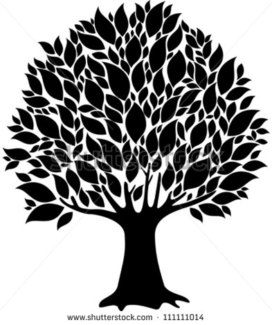 Oak Tree Outline Drawing at PaintingValley.com | Explore collection of