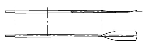 600x192 free plans - Oar Drawing
