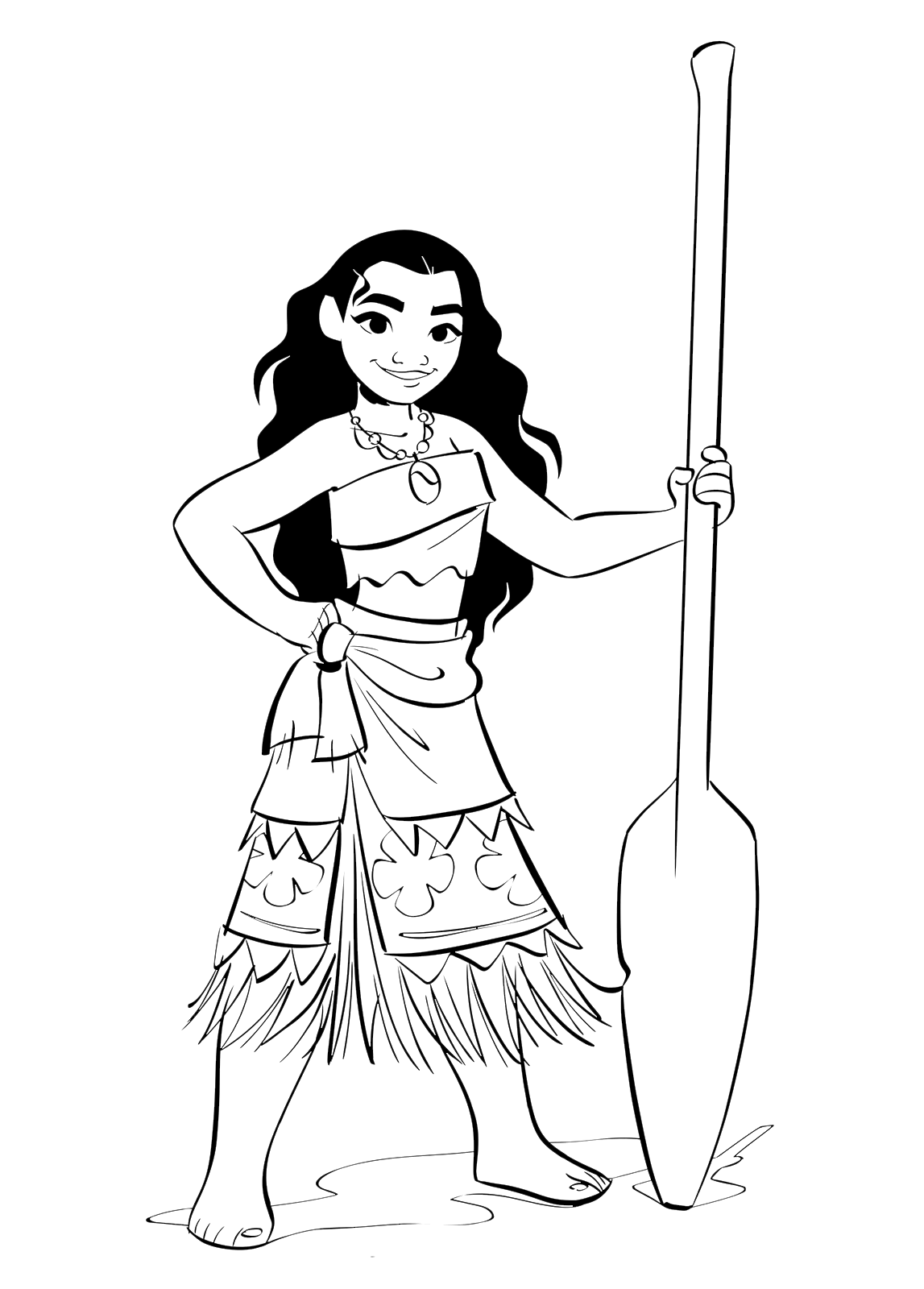 1147x1600 moana - Oar Drawing