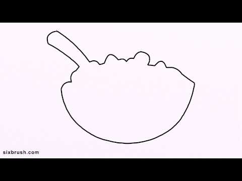 480x360 S How To Draw Oats Step - Oats Drawing