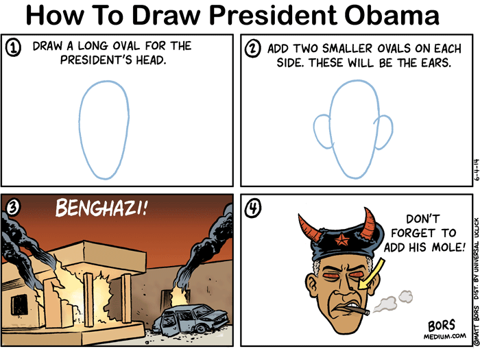 700x512 cartoon how to draw president obama - Obama Cartoon Drawing