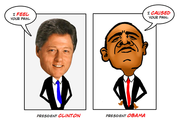 600x416 clinton vs obama draw for truth - Obama Cartoon Drawing