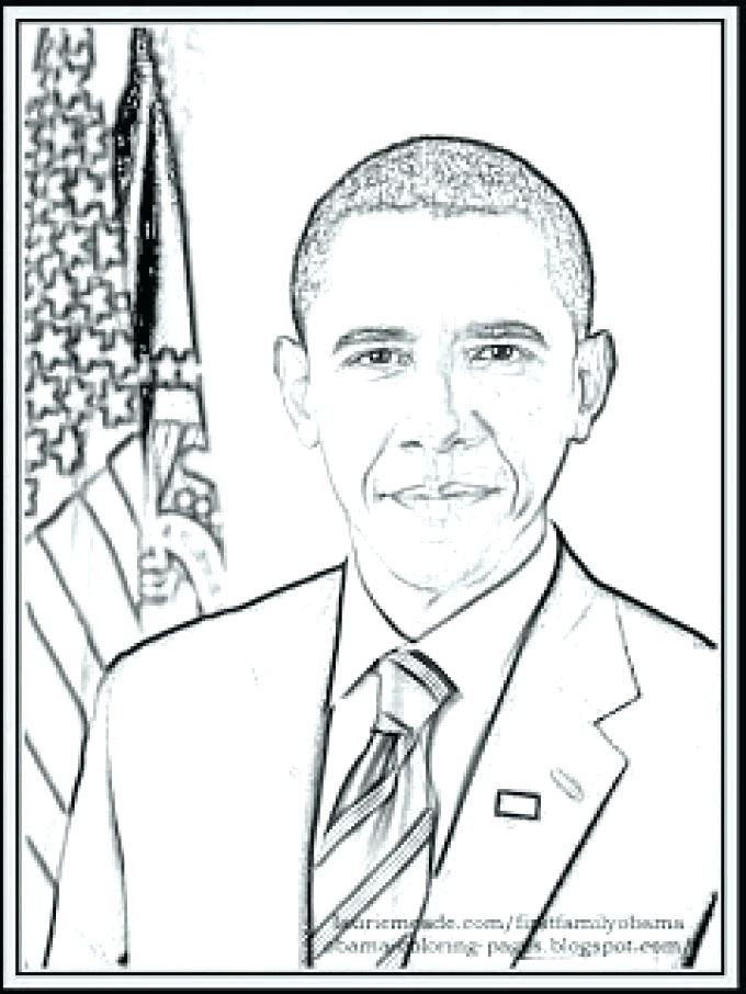 680x906 coloriages barack obama cartoon drawing at free for personal - Obama Cartoon Drawing