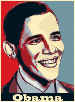 256x350 how to draw barack obama, step - Obama Cartoon Drawing