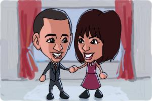 300x200 how to draw obama cartoon - Obama Cartoon Drawing