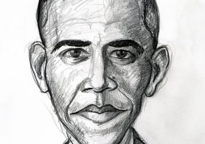 300x210 Obama Cartoon Drawing - Obama Cartoon Drawing