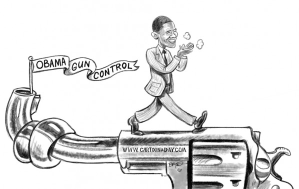 598x378 obama gun control cartoon cartoon - Obama Cartoon Drawing