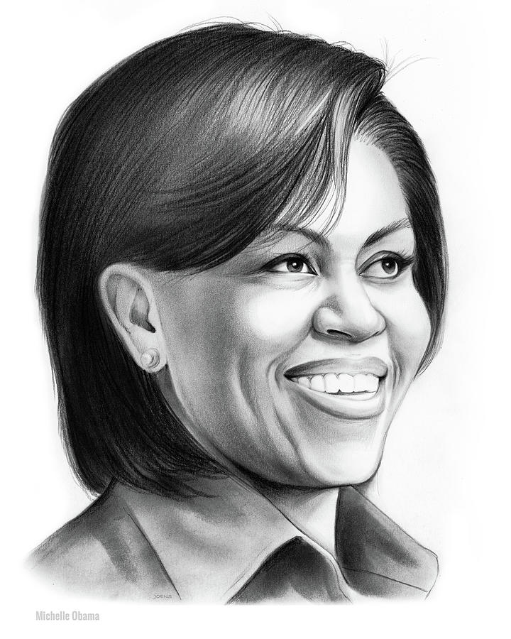 720x900 michelle obama drawing - Obama Drawing